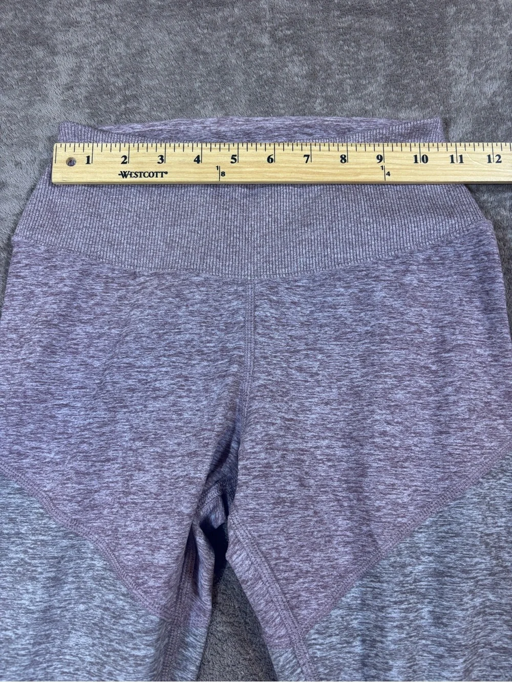 ALO Yoga Colorblock High-Waist Athletic Leggings Pink Purple Gray Womens Small